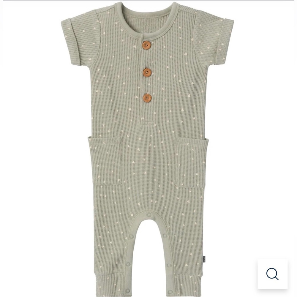 Gerber Modern Movement Green and Cream Triangle Romper (24 months)